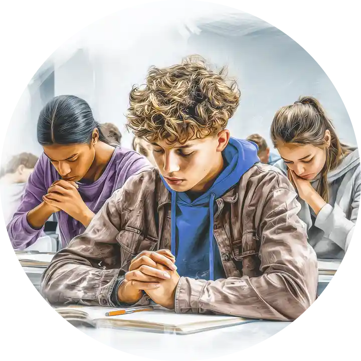 Ein Mädchen und ein Junge beim Beeten